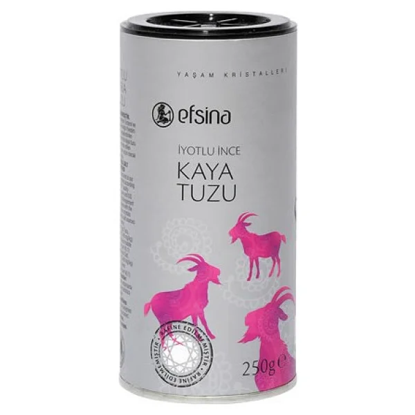 Efsina İyotlu İnce Kaya Tuzu 250 gr - Görsel 6