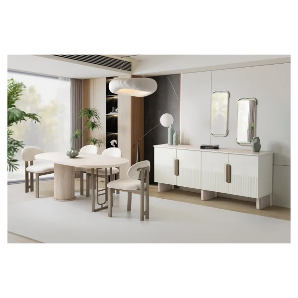 Zen Mdf Yemek Odası Takımı - Aytaşı - 6 - Görsel 6