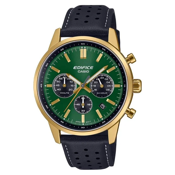 Casio Edifice EFR-575 Deri Kordon Erkek Kol Saati - Görsel 4
