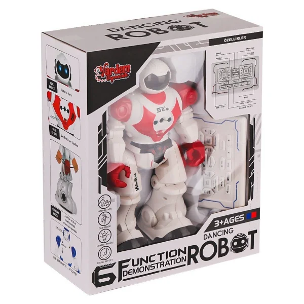 Vardem Uzaktan Kumandalı Işıklı Dansçı İnteraktif Robot GGE-606-29 - Görsel 6