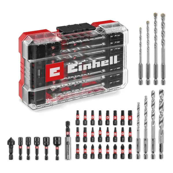 Orijinal Einhell M-CASE 39 Parça Matkap Uç Seti (25 mm bitler, metal delme uçları, çok yönlü delme uçları, 60 mm bit tutucu, lokma adaptörü, havşa ucu ve saklama kutusu dahil) - 49108763 - Görsel 9