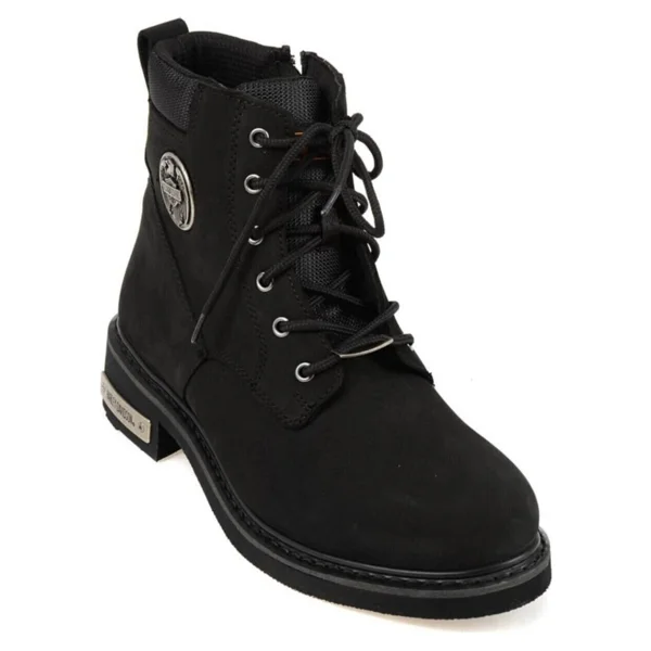 Harley Davidson Jim 025M100128 Siyah Erkek Nubuk Bot - Görsel 5
