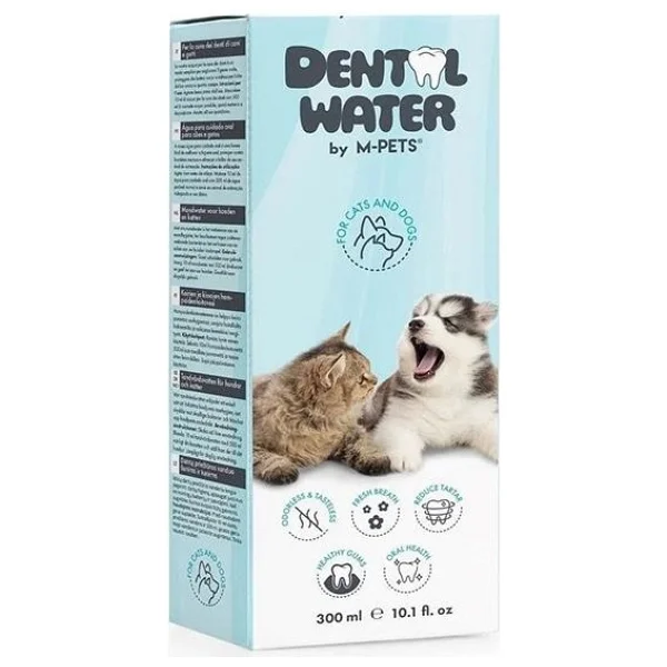 M-Pets Dental Water 300 ml Kedi Köpek Ağız Bakım Suyu - Görsel 2