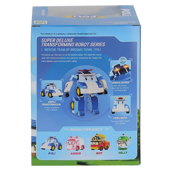 Robocar Poli Işıklı Transformers Robot Poli Figür - Görsel 3