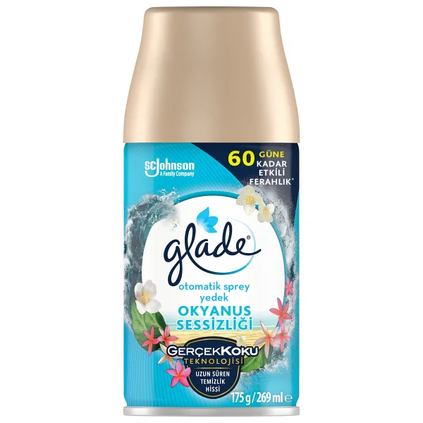 Glade Otomatik Sprey Koku Makinesi + Yedek Oda Kokusu 269 ml - Okyanus Sessizliği - Görsel 2