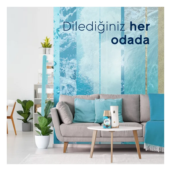 Glade Otomatik Sprey Koku Makinesi + Yedek Oda Kokusu 269 ml - Okyanus Sessizliği - Görsel 6