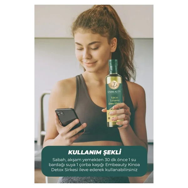 Embeauty Kinoa Tohumu Detox Sirkesi 250 ml - Görsel 2