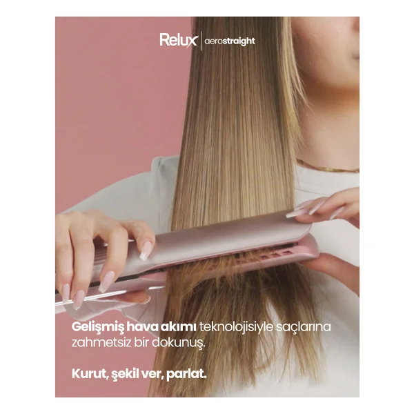 Relux RHS9000 Aerostraight Islak Kuru Saç Düzleştirici - Görsel 5