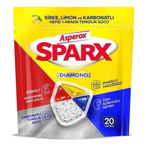 Asperox Sparx Bulaşık Makinesi Tableti 20'li - Görsel 2