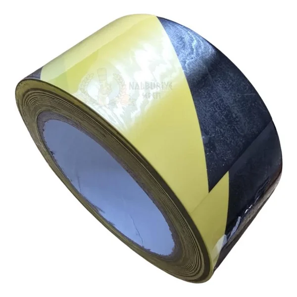 Vodaseal Sarı Siyah Uyarı İkaz Pvc İşaretleme Bandı - 50 Mm X 30 Mt. - Görsel 2