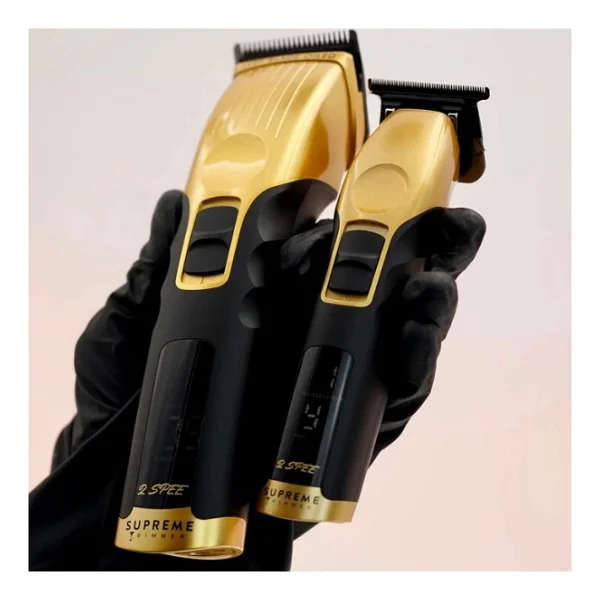Supreme Trimmer 2SPEE 2'li Gold Saç Kesme Makinesi - Görsel 3
