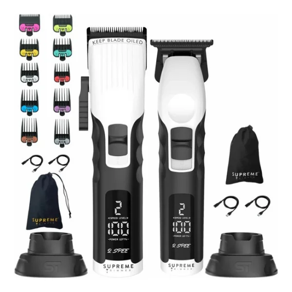 Supreme Trimmer 2SPEE 2'li Siyah Saç Kesme Makinesi - Görsel 6