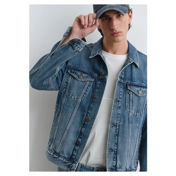 Mavi Ray Classic Denim 0110273-89412 Mavi Erkek Kot Ceket - Görsel 2