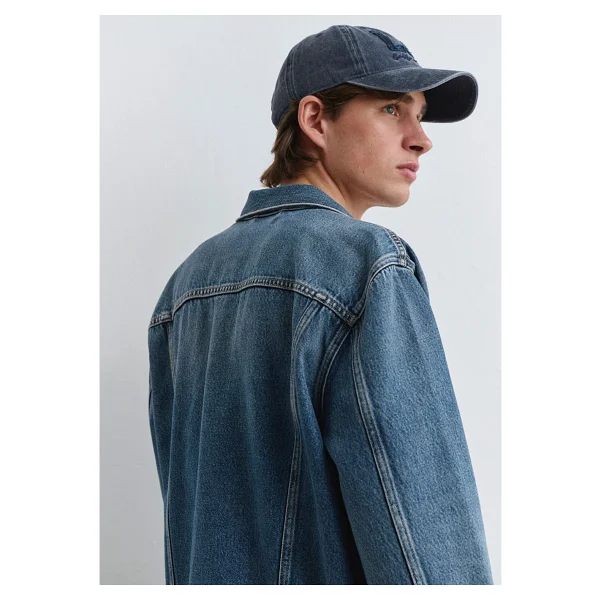 Mavi Ray Classic Denim 0110273-89412 Mavi Erkek Kot Ceket - Görsel 3