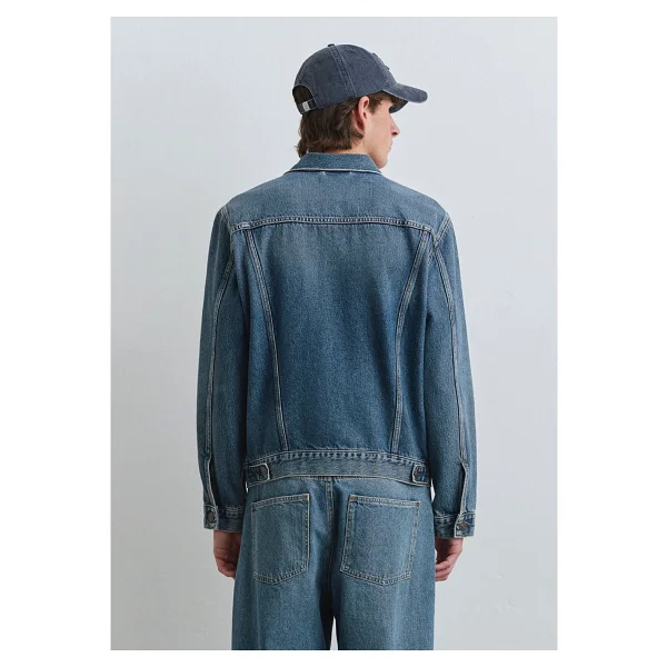 Mavi Ray Classic Denim 0110273-89412 Mavi Erkek Kot Ceket - Görsel 5