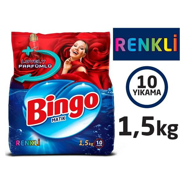Bingo Matik 1.5 kg Toz Deterjan - Görsel 2