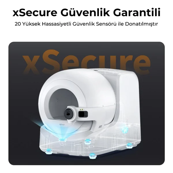 Petkit Purobot Ultra Akıllı Kedi Tuvaleti Beyaz (Petkit Türkiye Garantili) - Görsel 9
