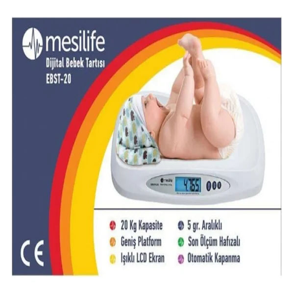 Mesilife EBST-20 Dijital Bebek Tartısı - Görsel 3