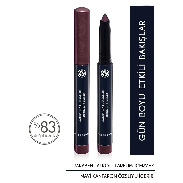 Yves Rocher Krem Dokulu Mürdüm Kalem Far - Görsel 2