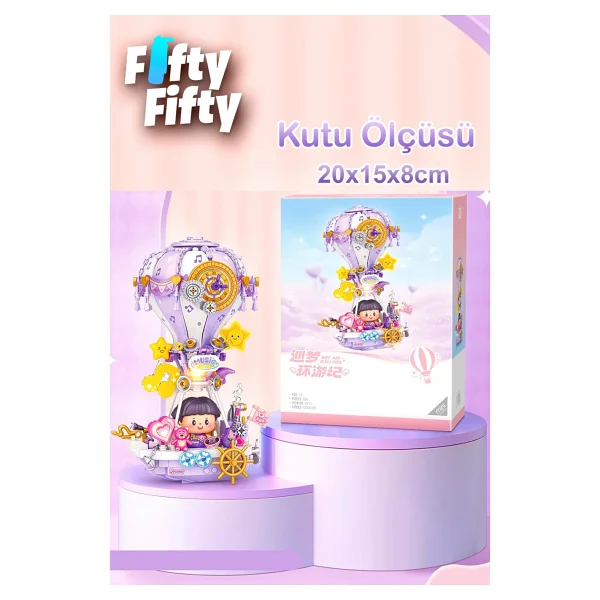 Loz Creative Hava Balonu LZ4111 666 Parça Blok Oyuncak - Görsel 4