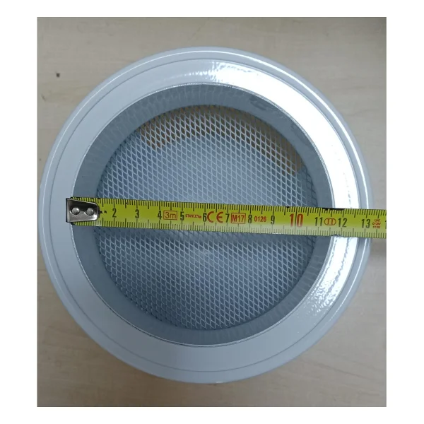 Dış Cephe Davlumbaz Aspiratör Çıkış Kapağı Rüzgar Yağmur Önleyici 120 Mm (12 Cm) Beyaz - Görsel 2