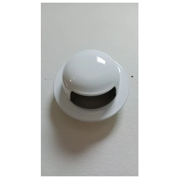 Dış Cephe Davlumbaz Aspiratör Çıkış Kapağı Rüzgar Yağmur Önleyici 120 Mm (12 Cm) Beyaz - Görsel 4