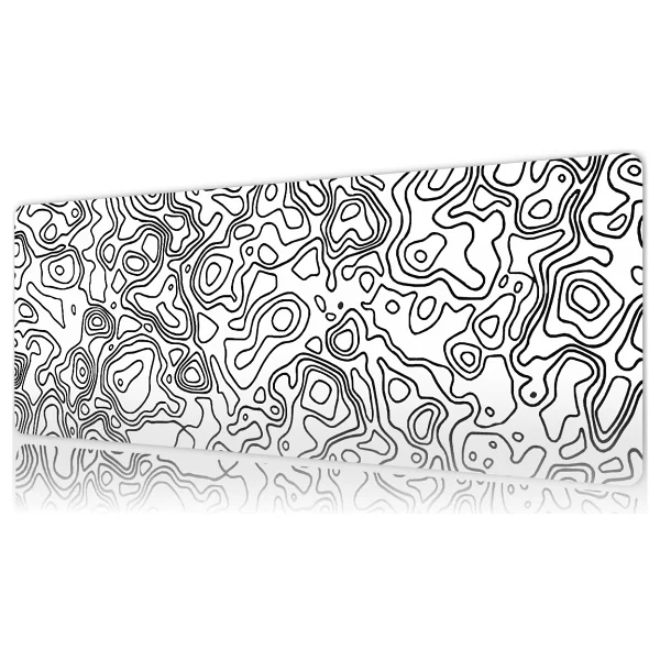 Urzuva Gaming Oyuncu Xl Mouse Pad Kaydırmaz Dikişli Mousepad 80X30 cm - Karışık - Beyaz - Görsel 7