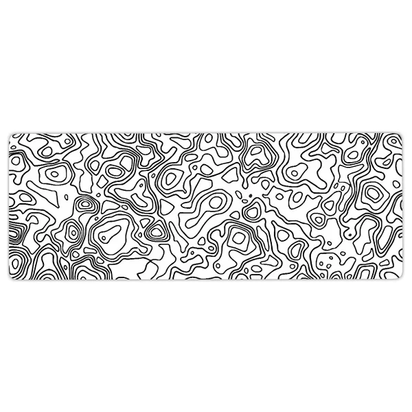 Urzuva Gaming Oyuncu Xl Mouse Pad Kaydırmaz Dikişli Mousepad 80X30 cm - Karışık - Beyaz - Görsel 2
