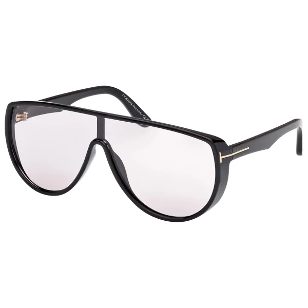 Tom Ford Achilles FT1182 01A Shiny Black-Smoke Erkek Güneş Gözlüğü - Görsel 5