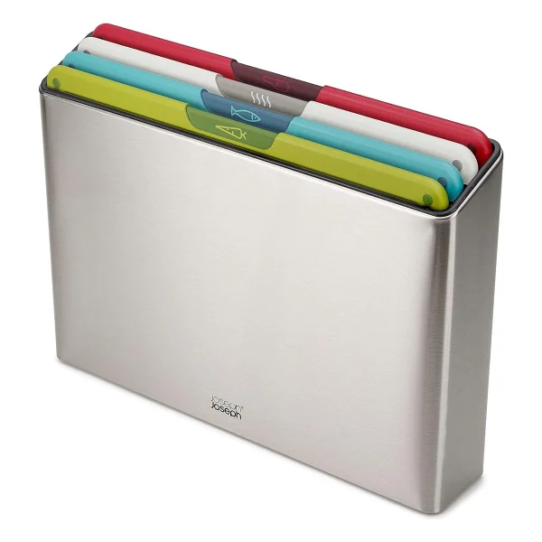 Joseph Joseph Folio Icon 60219 Standlı 4'lü Kesme Tahtası Seti - Görsel 4