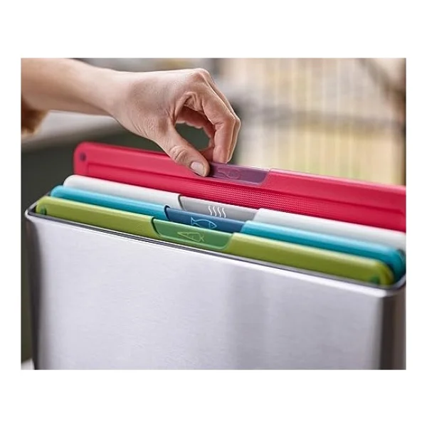 Joseph Joseph Folio Icon 60219 Standlı 4'lü Kesme Tahtası Seti - Görsel 3