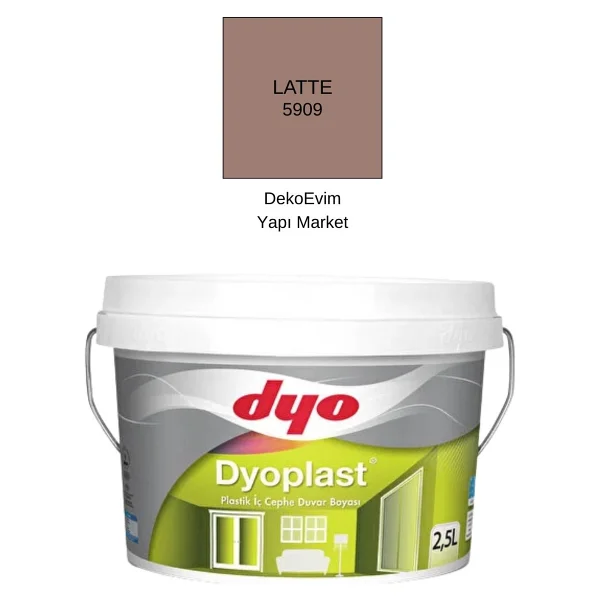 Dyo Dyoplast 2.5 lt Plastik İç Cephe Boyası - Görsel 5