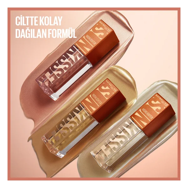 Maybelline New York Sunkisser 20 Kiss Of Shimmer Likit Highlighter - Görsel 10