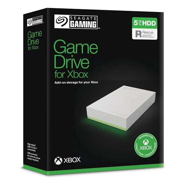 Seagate Game Drive Xbox Uyumlu 5Tb Hdd Harddisk Beyaz-E - Görsel 6