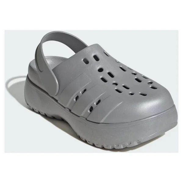 Adidas Adilette Platform Clog JQ9879 Gri Kadın Terlik - Görsel 4