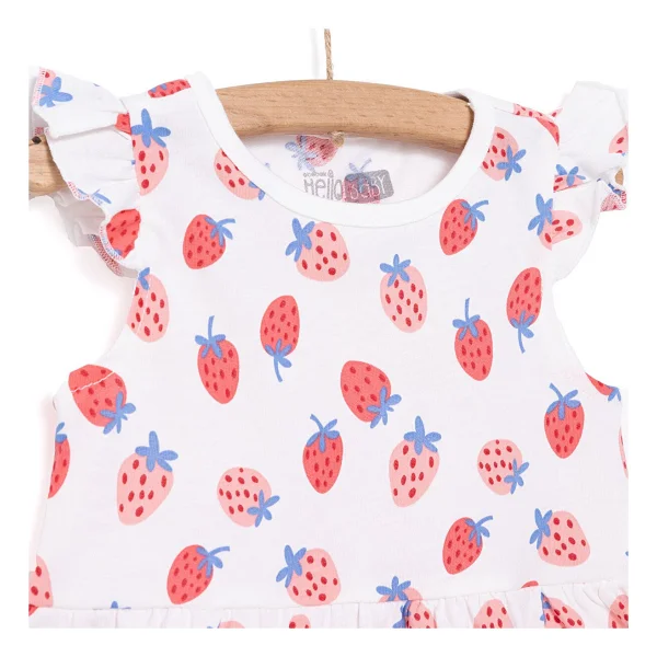 Hellobaby Basic Elbise - Ekru - 1 Yaş - Görsel 3