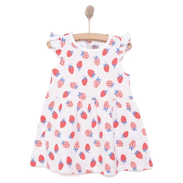 Hellobaby Basic Elbise - Ekru - 1 Yaş - Görsel 7