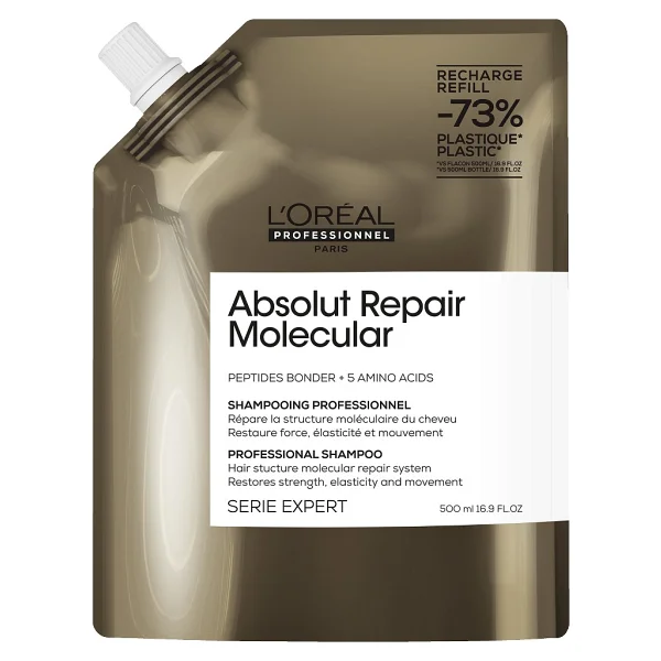 L'Oreal Paris Professionnel Absolut Repair Molecular Refill 500 ml Sülfatsız Şampuan - Görsel 4