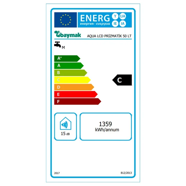 Baymak Aqua LCD Prizmatik 50 2000 W 50 lt Termosifon - Görsel 5