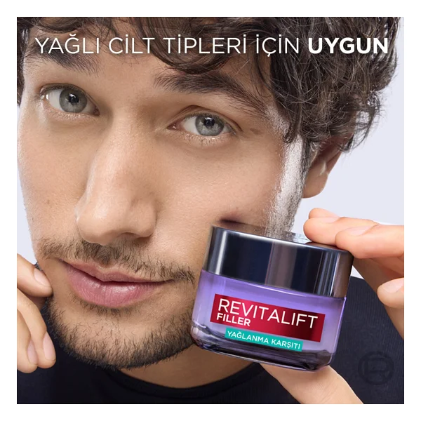 L'Oreal Paris Revitalift Filler Yağlanma Karşıtı 50 ml Jel Nemlendirici Krem - Görsel 7
