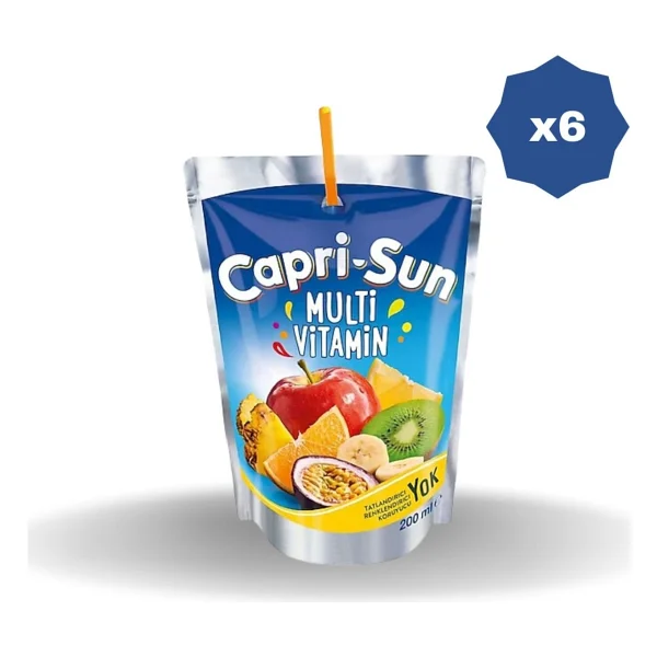 Capri - Sun Capri Sun Multivitamin 200 Ml - (6 Adet) - Görsel 2