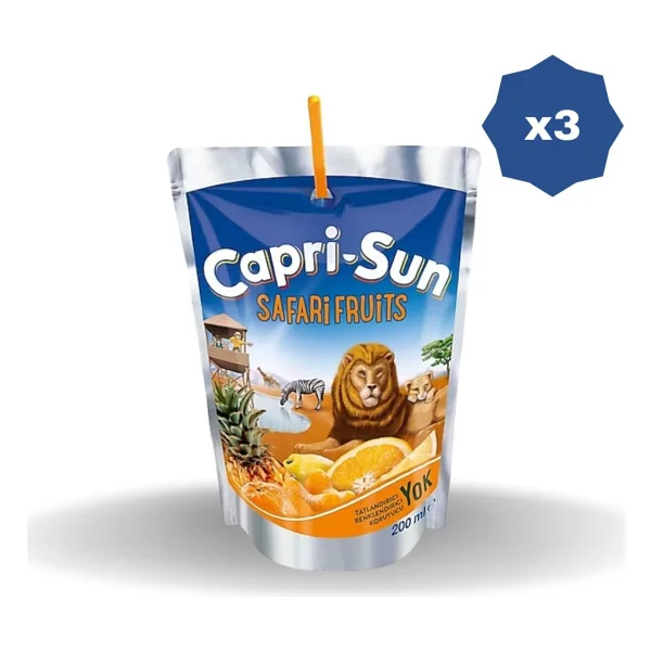Capri - Sun Capri Sun Safari 200 Ml - (3 Adet) - Görsel 2