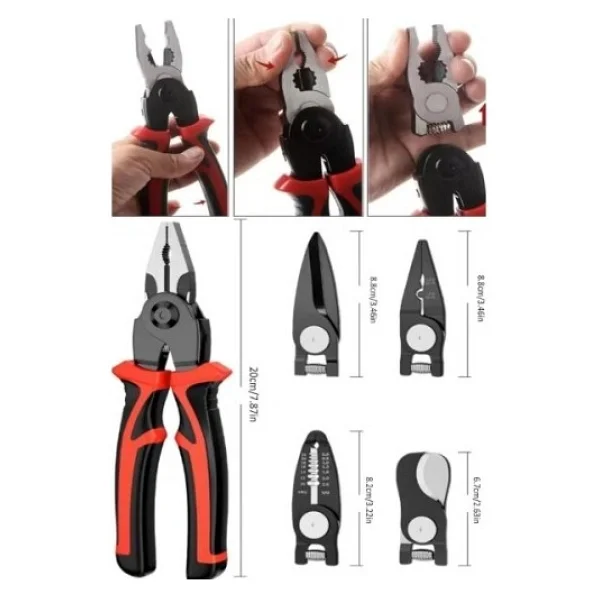 5 Başlıklı Pense Seti - Görsel 4