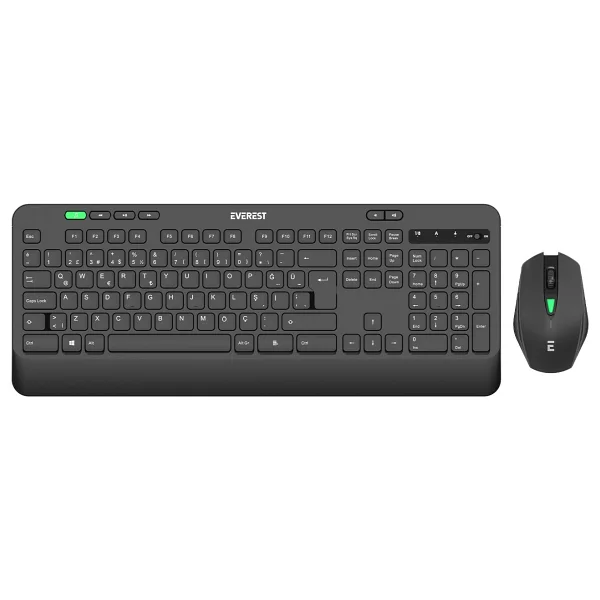 Everest KM-2620 Kablosuz Klavye Mouse Seti - Görsel 8