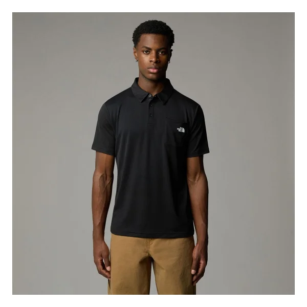 The North Face New Tanken NF0A8CRUJK31 Siyah Kısa Kollu Polo Yaka Erkek Tişört - Görsel 6