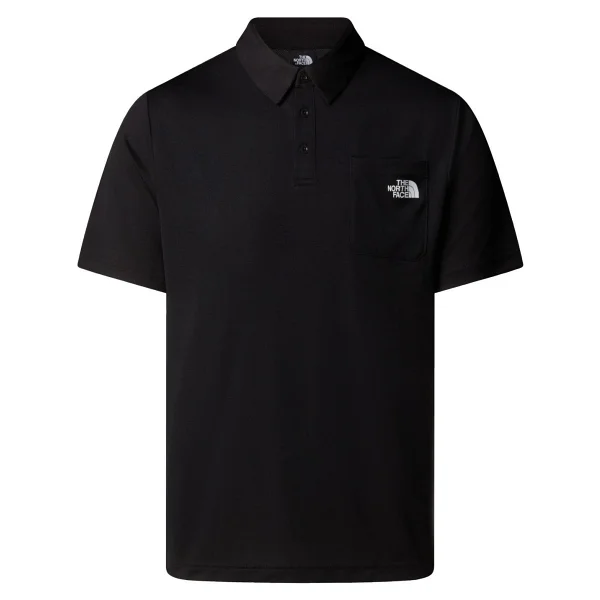 The North Face New Tanken NF0A8CRUJK31 Siyah Kısa Kollu Polo Yaka Erkek Tişört - Görsel 2