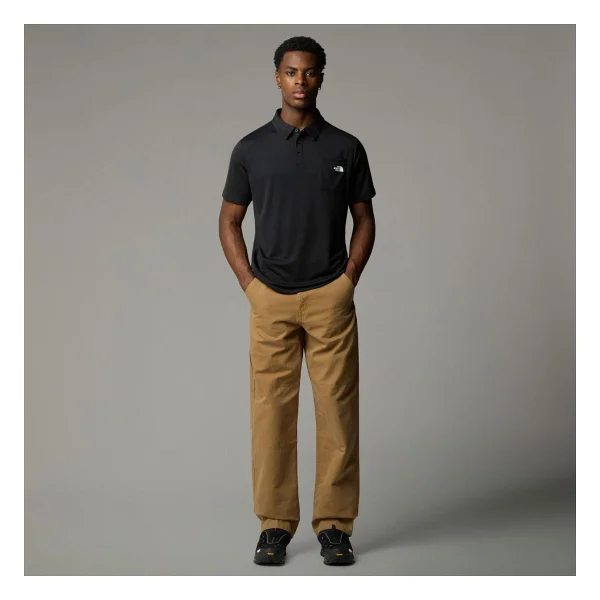 The North Face New Tanken NF0A8CRUJK31 Siyah Kısa Kollu Polo Yaka Erkek Tişört - Görsel 5
