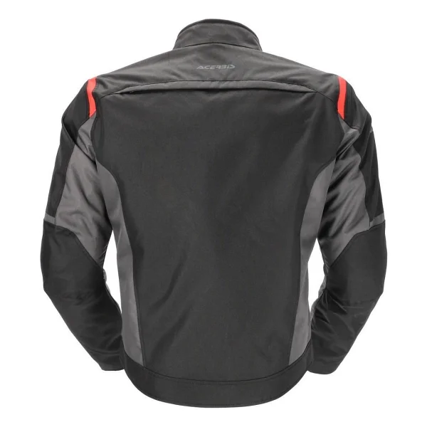 Acerbis CE X-Mat 2.0 Erkek Siyah-Kırmızı Yazlık Motosiklet Montu - Görsel 4