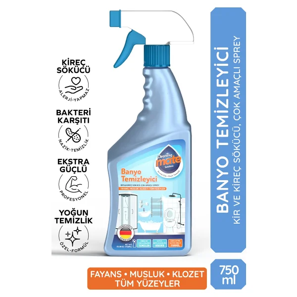 Cleaning Mate Solutions Banyo Temizleyici 750 ml - Görsel 6