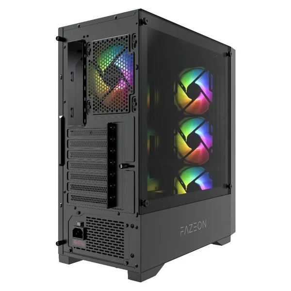 Fazeon F6 F6A650BBM ARGB Fanlı 650 W ATX Oyuncu Kasası - Görsel 5